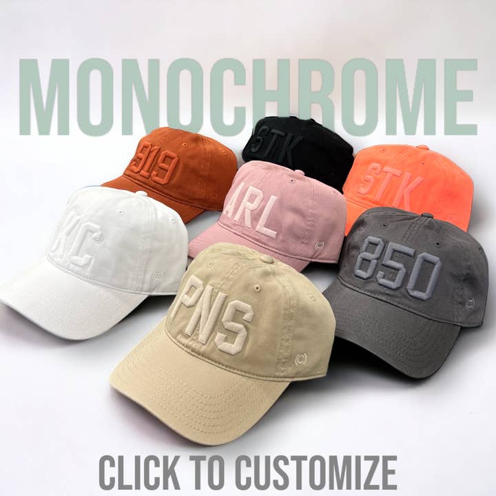 Codeword - Wholesale Baseball Cap - Unisex - Monochrome Hats - Customizable