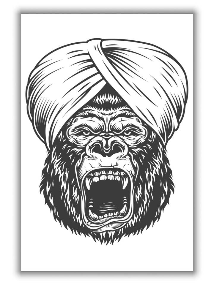 Gorila sabio para venta al por mayor de Stanley Print House