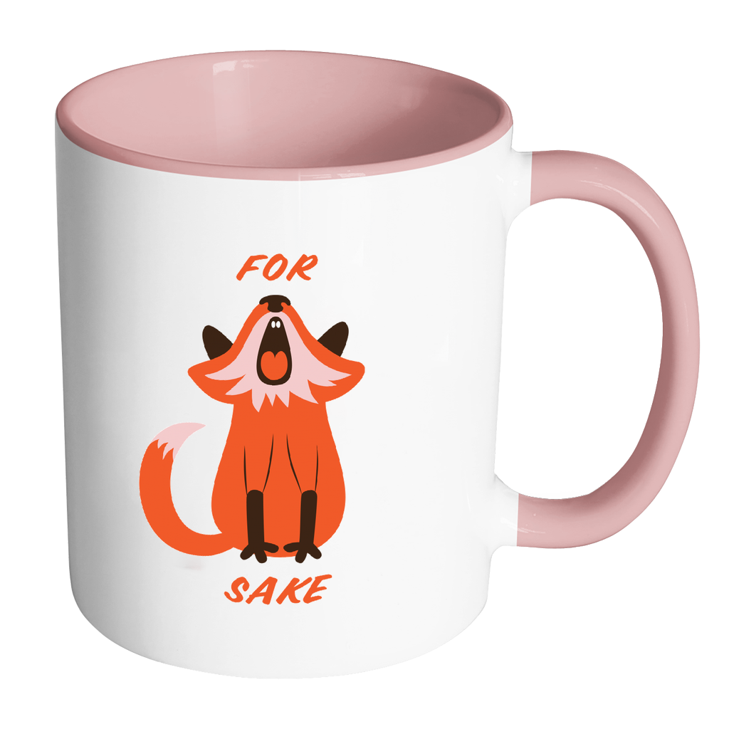 Disrupted Industries - Wholesale Coffee Mug - For Fox Sake Coloured Accent Mug6