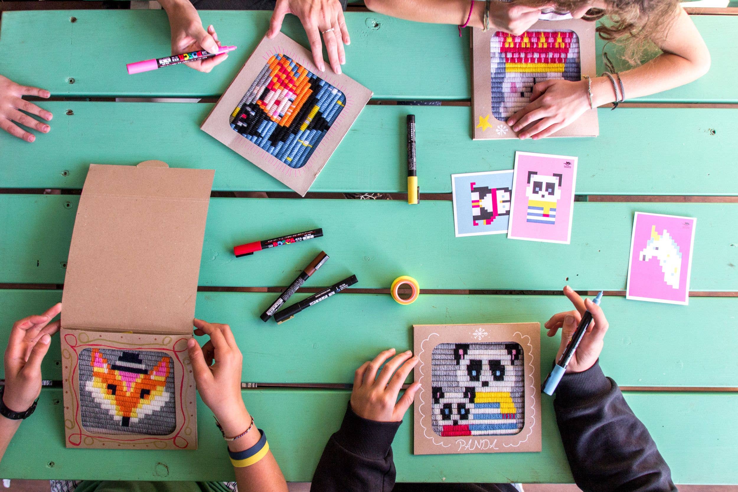 SOZO DIY - Wholesale DIY Craft Kit - SOZO DIY - Panda Picture Frame Needle Point Kit3