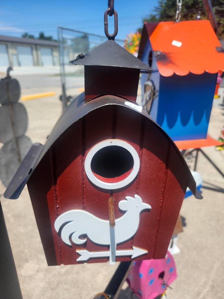 Barn birdhouse for wholesale by Gigi's Yard Charms