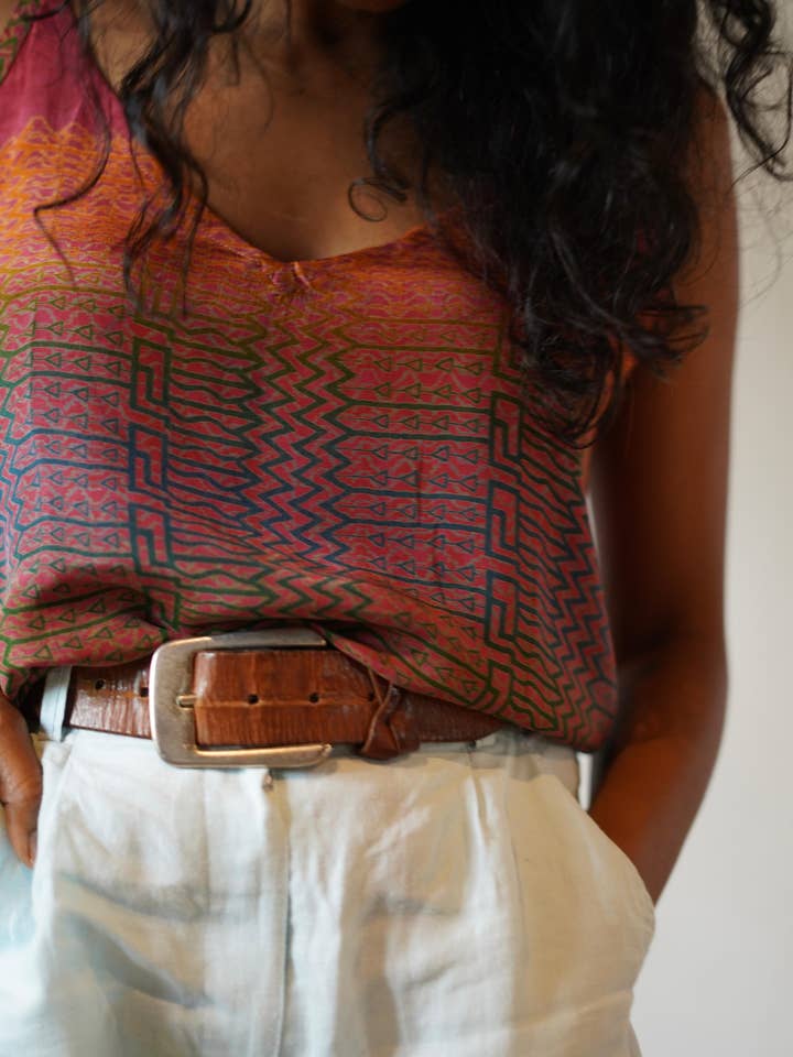 Annahmol - Wholesale Camisole - Women's - Vintage Silk Zero-Waste Cami10