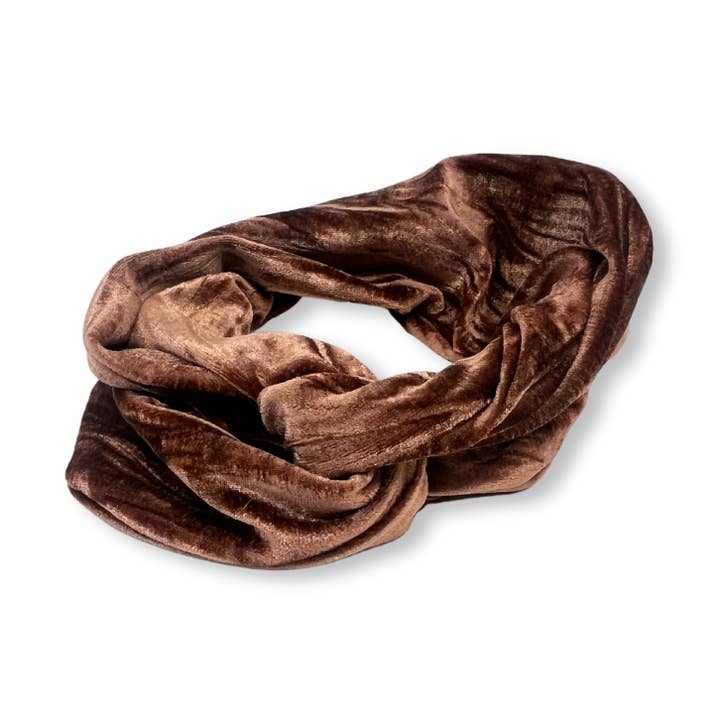 Bandeau maxi « Velvet Brown » pour la vente par Hairjewelz by Elle