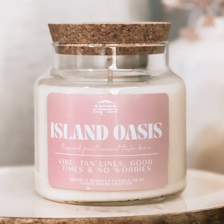 Spring Apothecary Jar Kaarsen voor wholesale door Three Birds Crafted