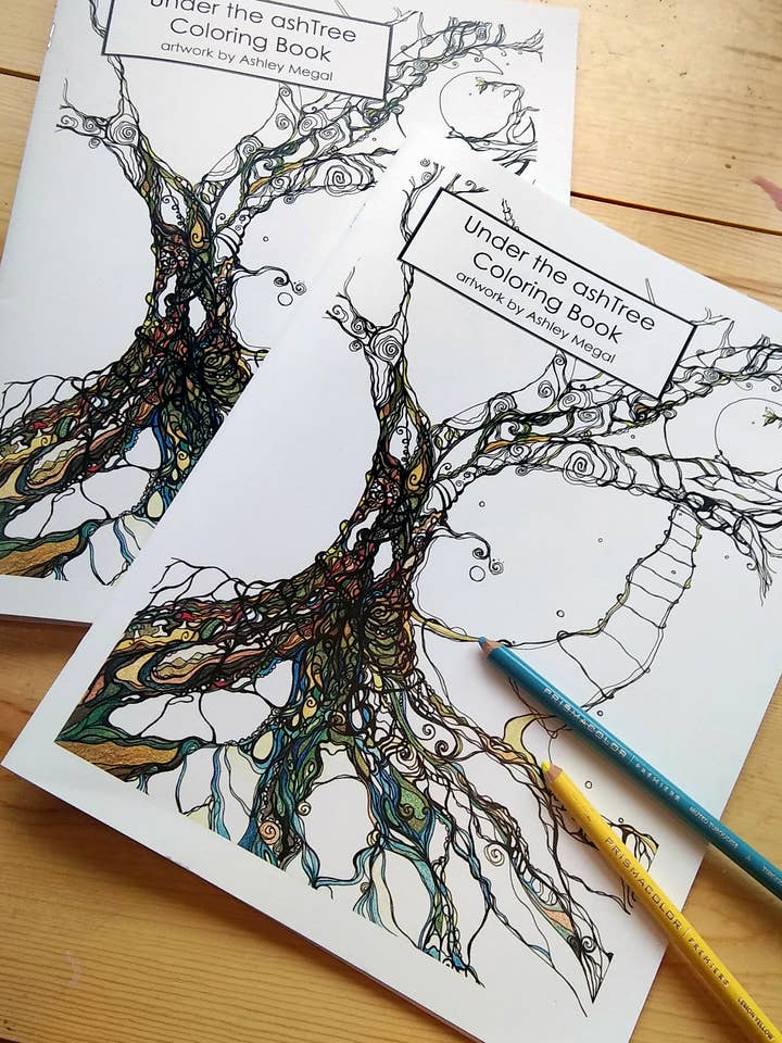 Coloring Book Edition 1 (16 pages) for wholesale by Under the Ash Tree