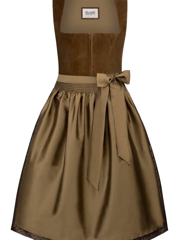 Dirndl Isola en oliva de Heimatgwand para venta al por mayor de Stockerpoint