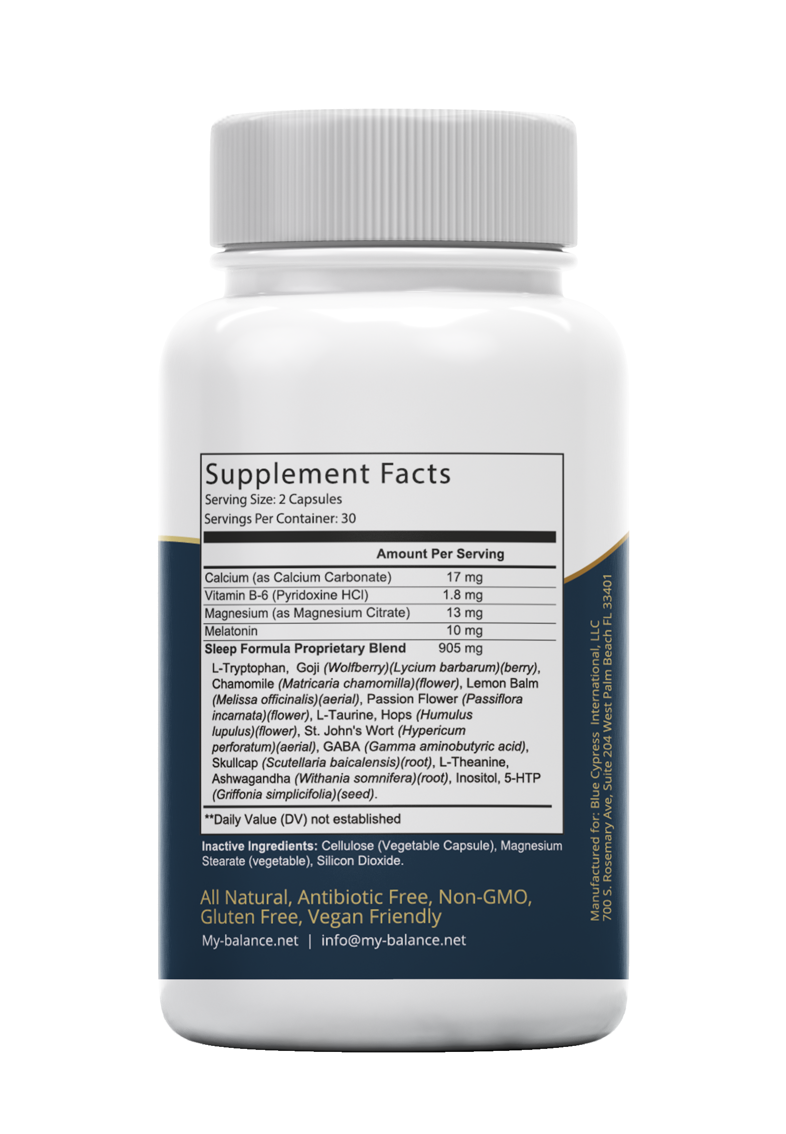 My Balance – wholesale Oralt tillskott/Vitamin – Sleep Aid – hjälp för kropp och sinne att slappna av1