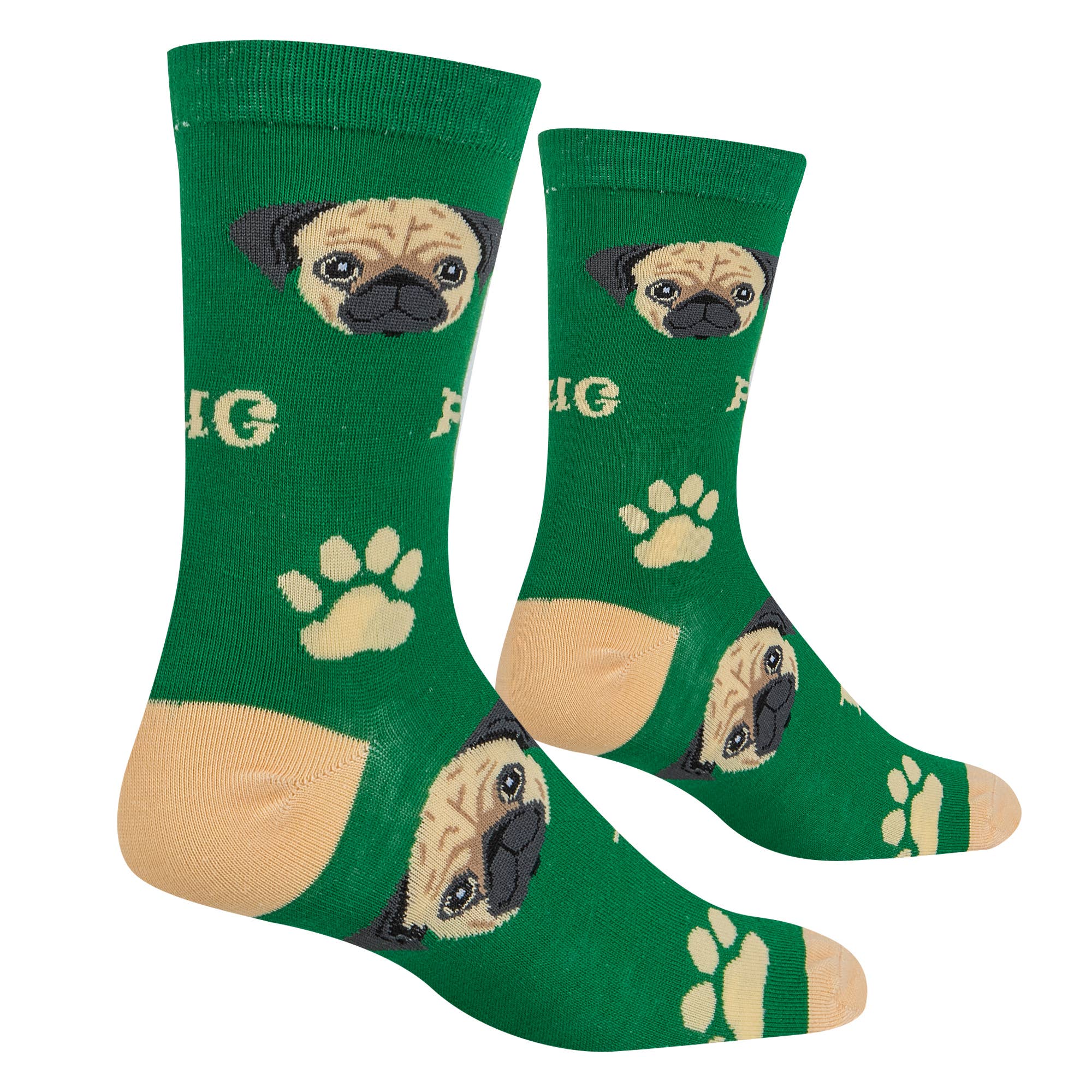 Crazy Socks - Wholesale Socks - Women's - Crazy Socks - Womens Crew - Pug3