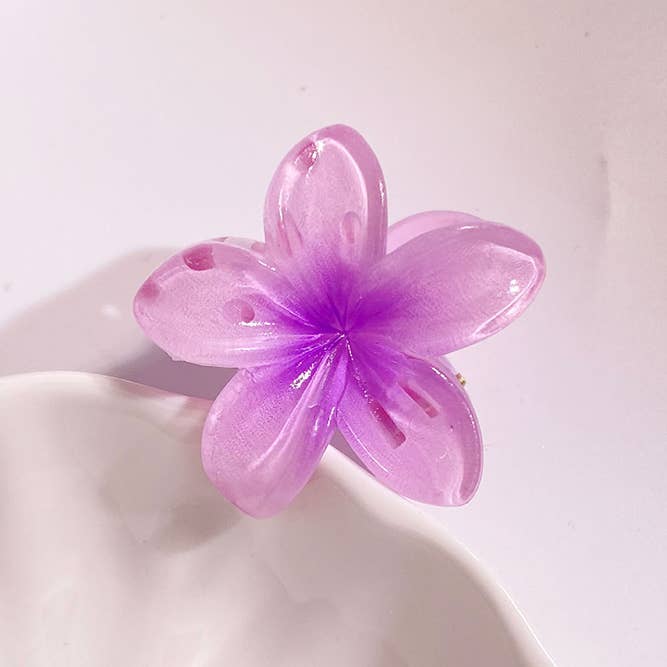 UNISHE - Wholesale Hair Clip - Women's - Floral Decor Hair Clip MOQ 5pcs ZK16143