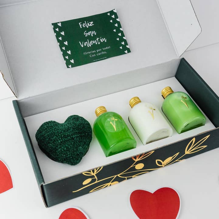 Special Gift Box - Gel, Shampoo and Body Milk for wholesale by Aceites Valdezarza