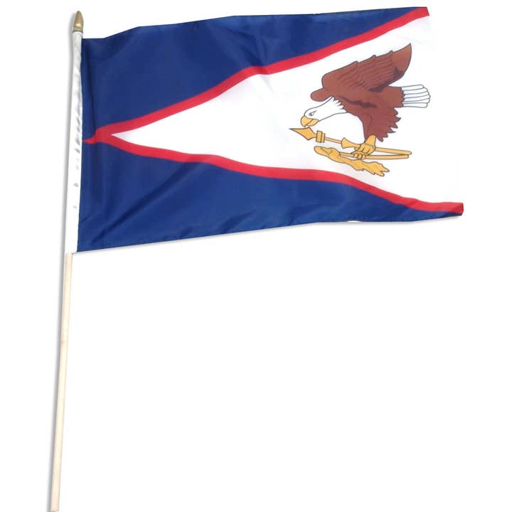 American Samoa Flag 12in x 18in Stick Flag for wholesale by 1-800 Flags