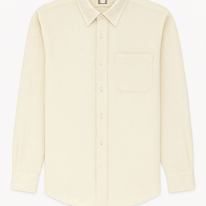 Linen Shirt Cannoli Cream for wholesale by Blem Beach Accessories AU