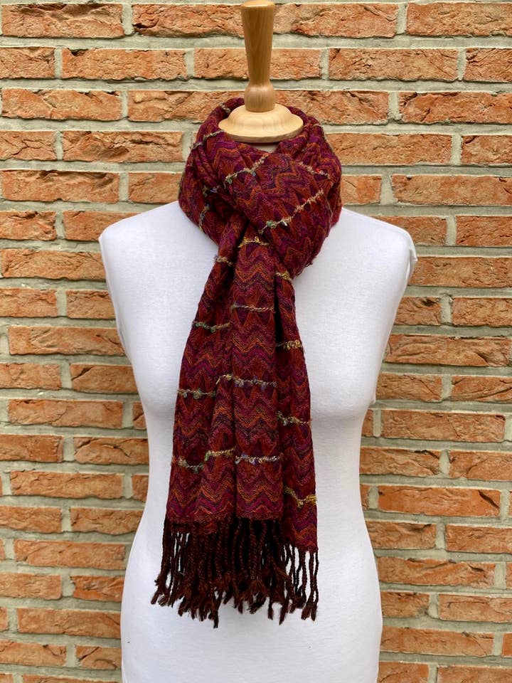 DHAMAR SCARF 100% WOOL for wholesale by DIWALI PARIS