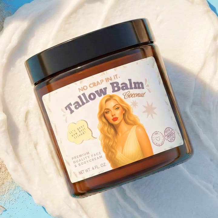 Baume polyvalent au suif de coco pour la vente par No Crap In It