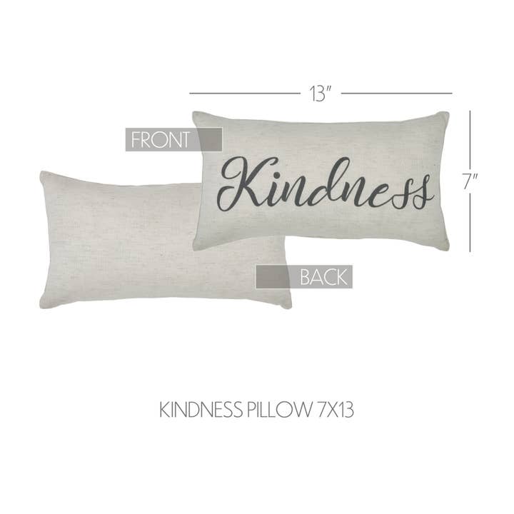 VHC Brands - Wholesale Throw/Decorative Pillow - Finders Keepers Kindness Pillow 7x133