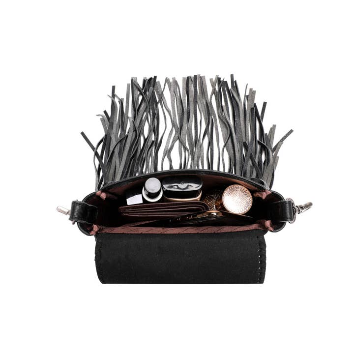 Montana West - Wholesale Crossbody Bag - Women's - RLC-L161 Montana West Genuine Leather Hair-On Collection Fri