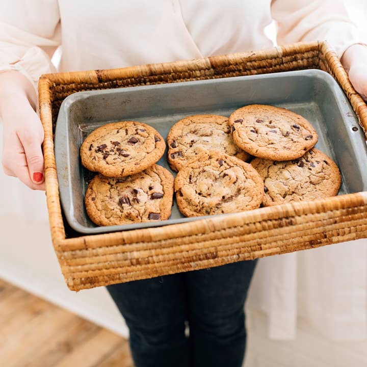 Villages Wholesale - Wholesale Serving Tray - Banana Leaf Nesting Trays - 2 Patterns (3 Sizes)3