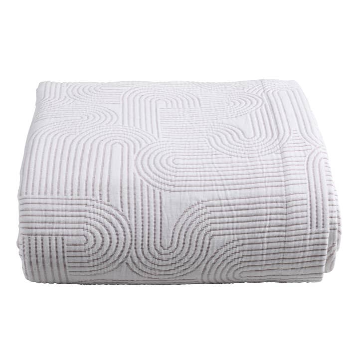 Plaid Kiko Rame 180 x 260 per la vendita all'ingrosso da parte di Maison Vivaraise & La Cerise sur le Gâteau