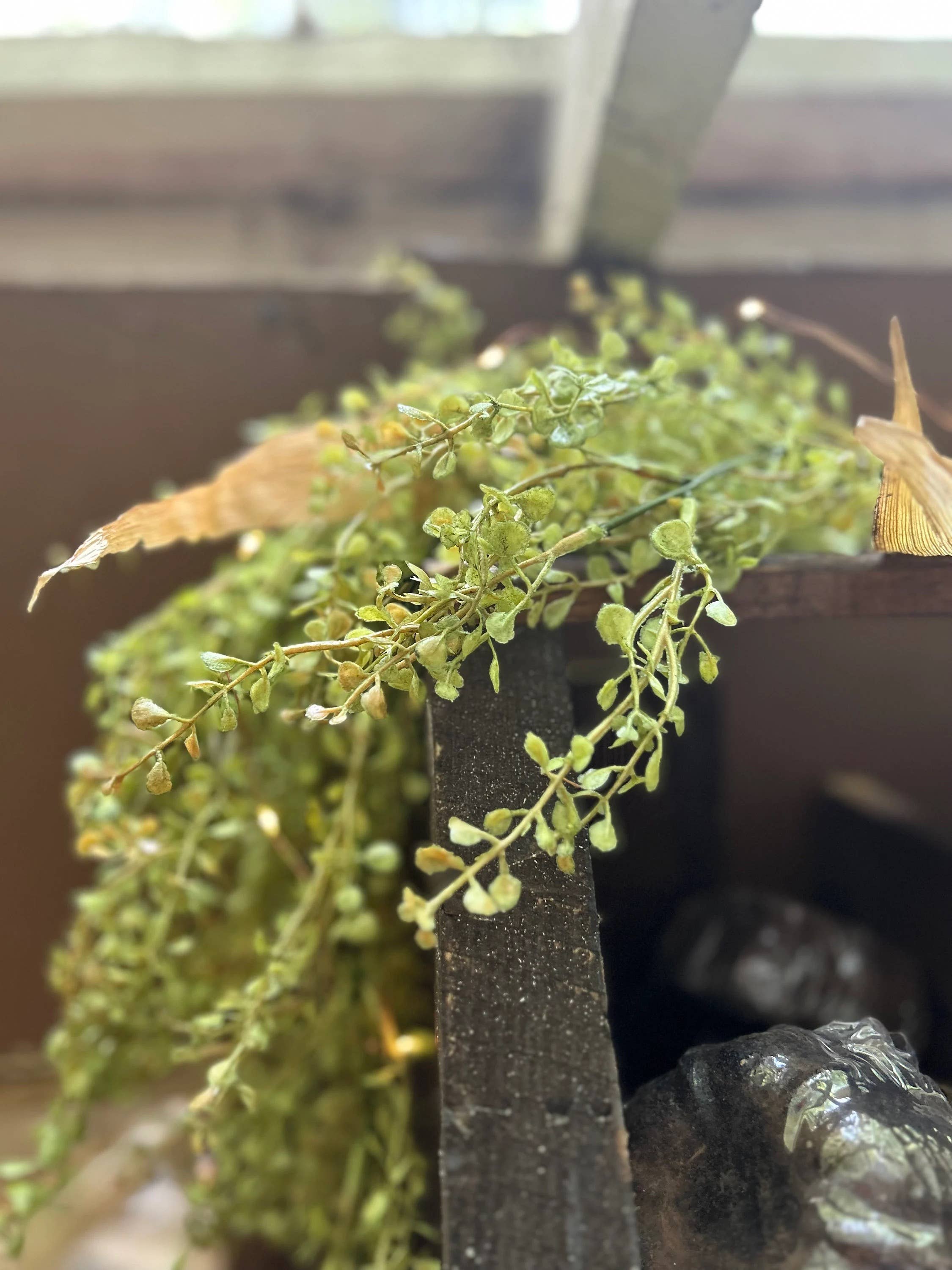 The Cranberry Cornstalk Co. – wholesale Konstgjord växt – Grönska pepparblad2