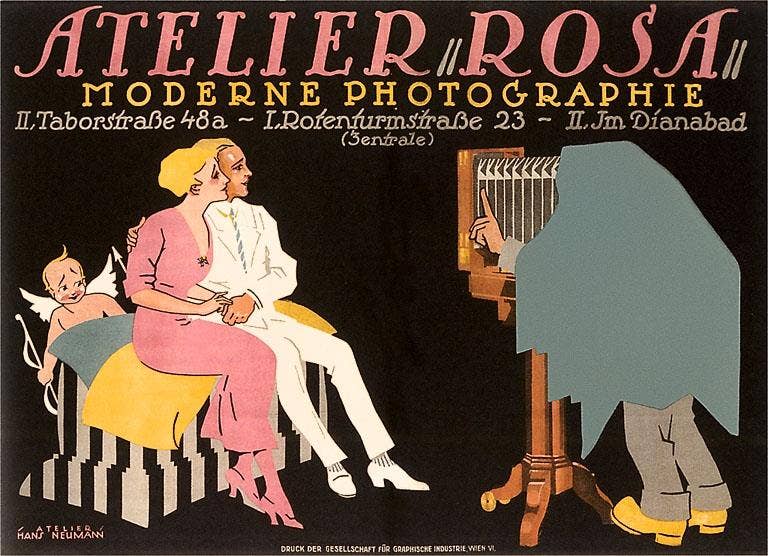 Found Image Press - Wholesale Sticker - Sticker PH-154 Atelier Rosa, Portraiture0