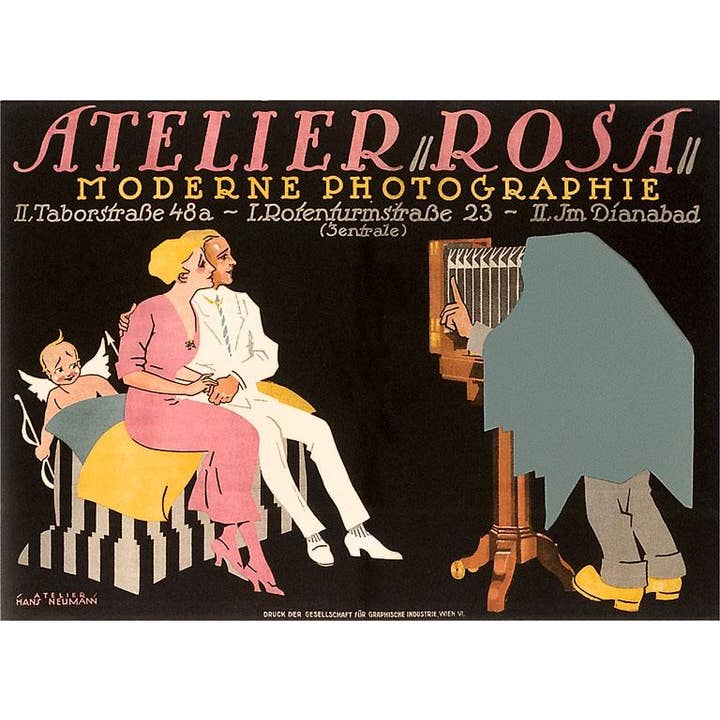 Found Image Press - Wholesale Sticker - Sticker PH-154 Atelier Rosa, Portraiture