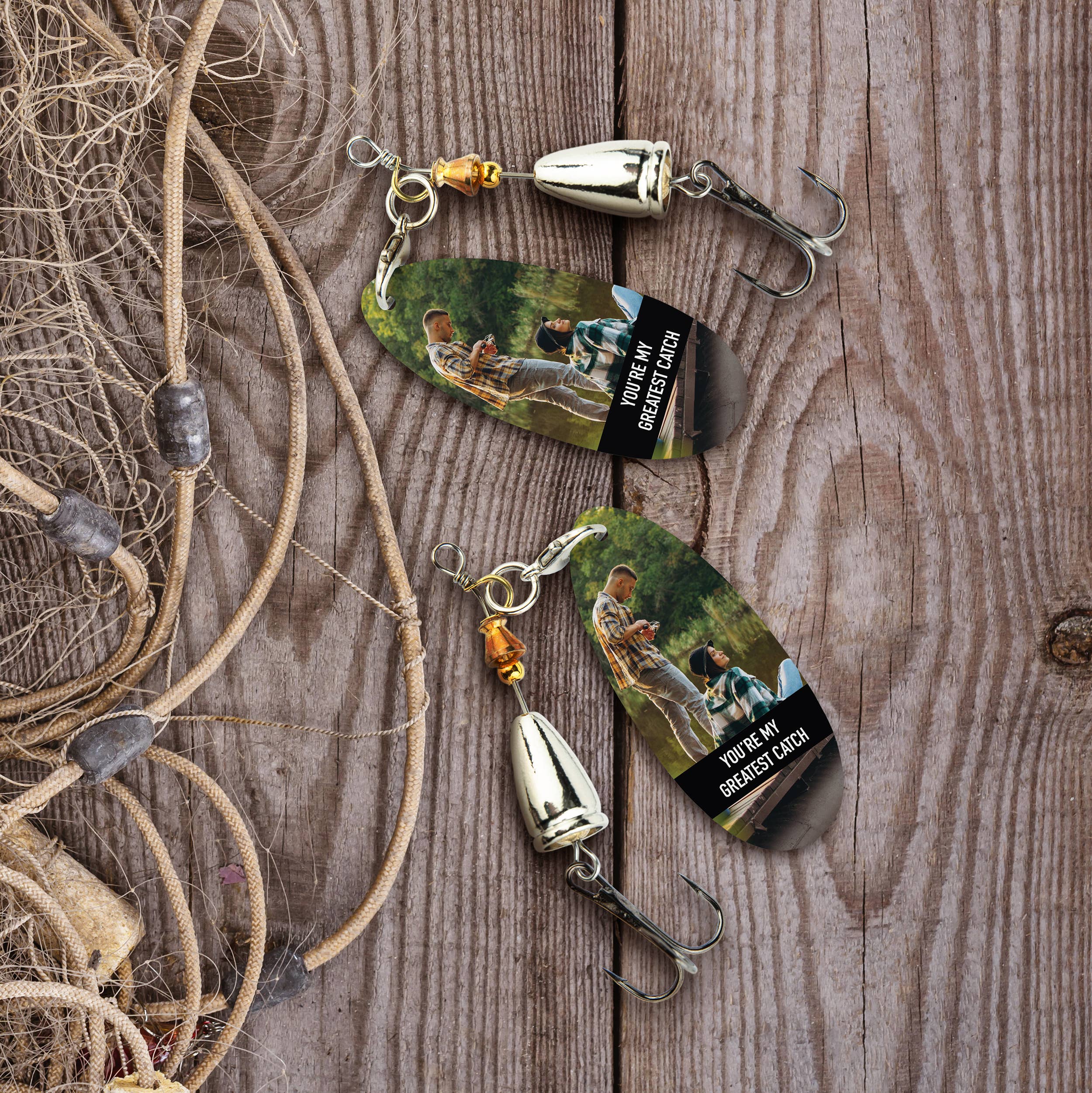 Weddingstar Inc. - Wholesale Sporting Accessories - Photo Printed Fishing Lure with Gift Box - Text Banner6