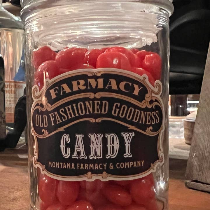 Montana Farmacy - Wholesale Hard Candy - Old Fashioned Apothecary Jar / Red hots Nostalgic candy0