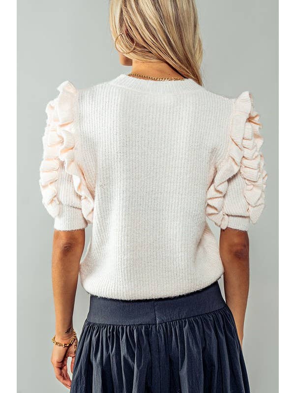 Heyday - Wholesale Gebreide top - Dames - Top met ruches en geribbeld9