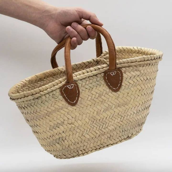 craftberber – wholesale Beach bag – Straw basket, french basket, grocery market bag, Beach Bag