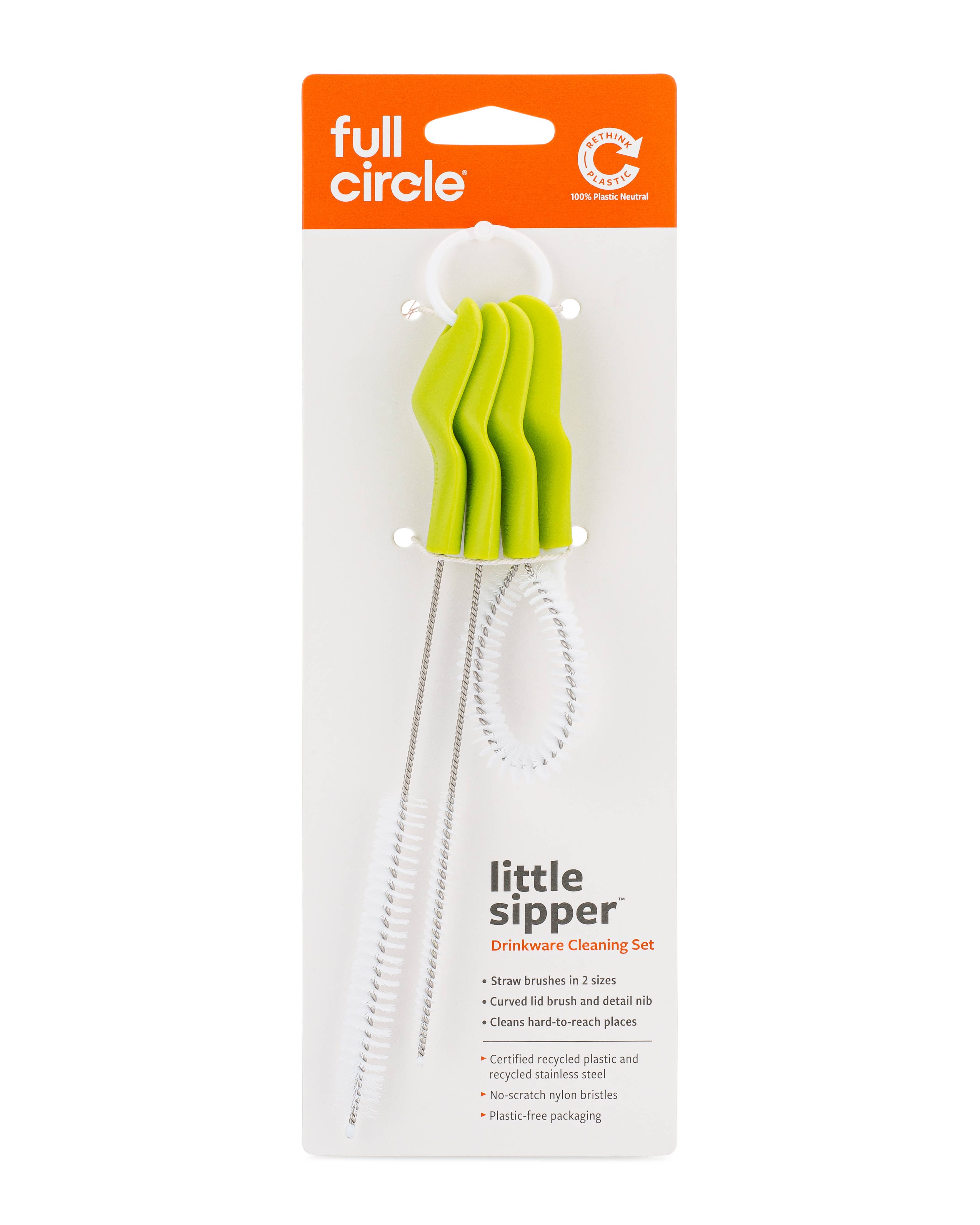 Full Circle Home - Wholesale Cleaning Brush - Little Sipper Drinkware Cleaning Set2