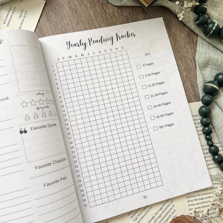 Galloree Designs LLC - Wholesale Journal/Diary - Reading Journal, Book Journal, Review Journal, Book Tracker