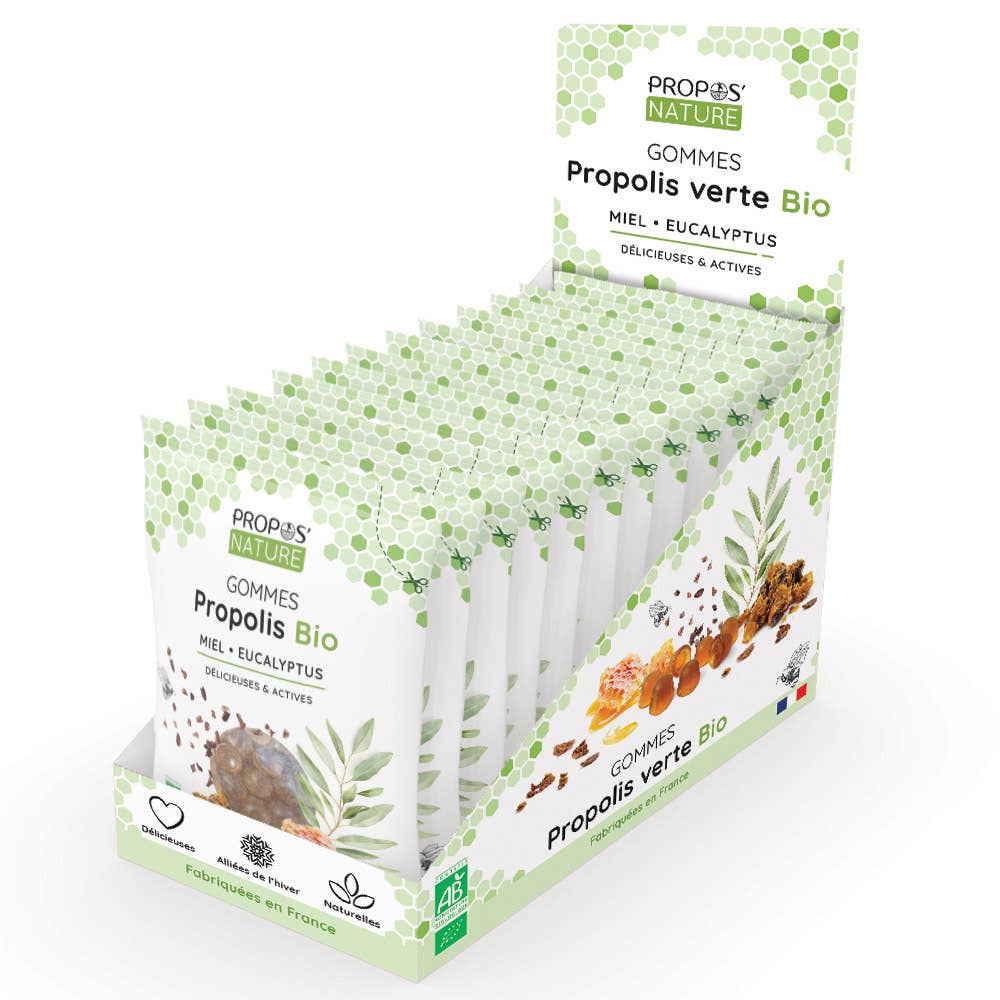 Propos'Nature – Gomas por atacado – Pastilhas de Própolis Verde e Mel Orgânico para Dor de Garganta - 45 g7