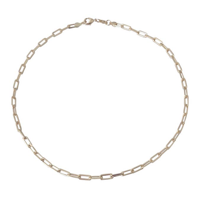 Goldfilled Medium Clip Chain Link & Chain Necklace for wholesale by Modern Opus