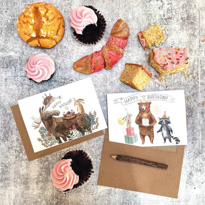 Canyon & Cove Art - Wholesale Birthday Card - Birthday Moose Card1