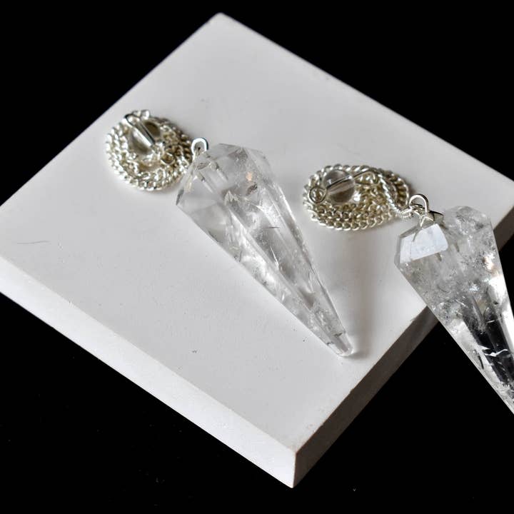 Soothing Crystals - Wholesale Meditation Supplies - Dowsing Pendulum | Crystal Quartz | Faceted & Reiki Pendulum