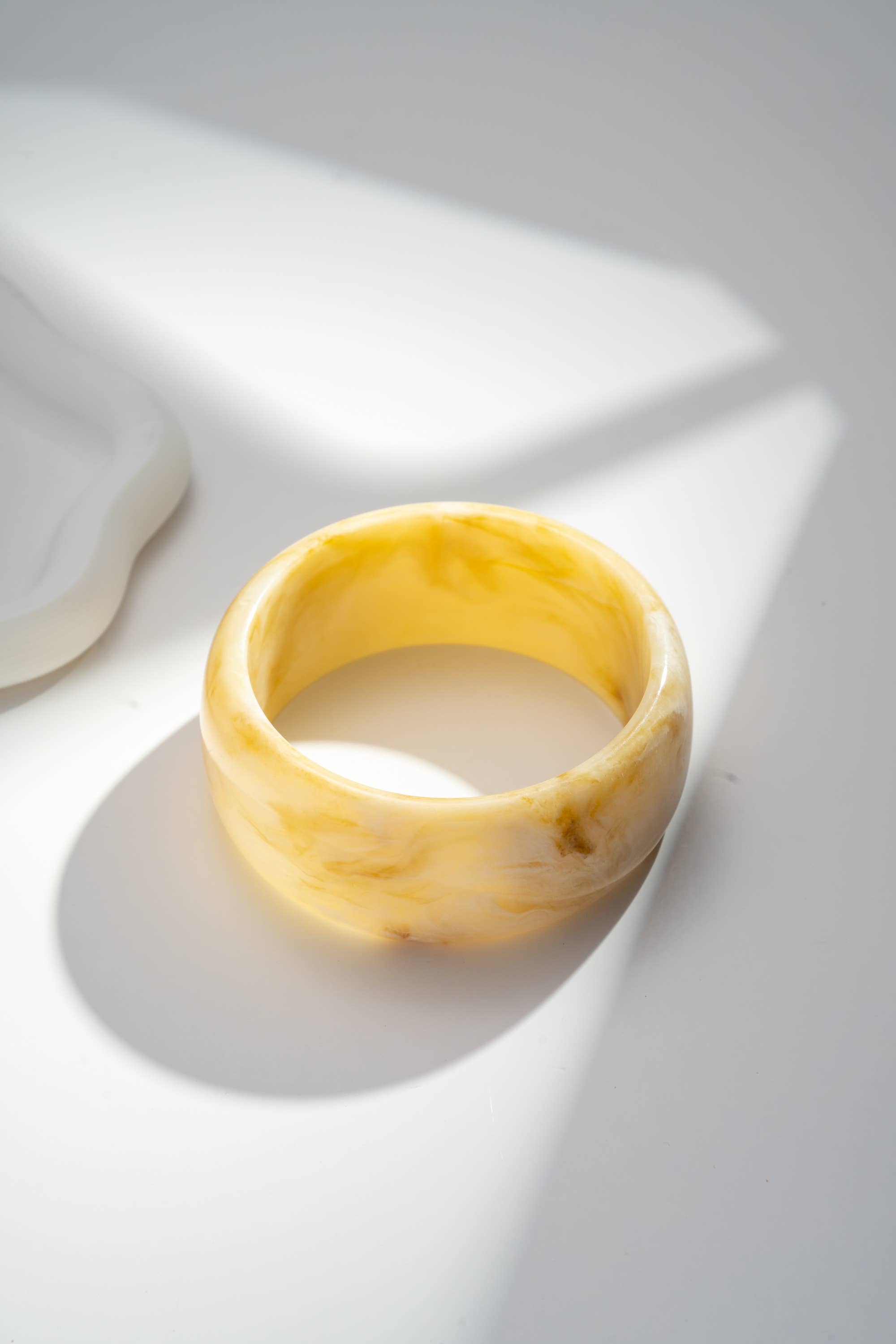 COSMOS - Wholesale Bangle Bracelet - Women's Resin Bangle Bracelets – Ecru Terracotta Brown2