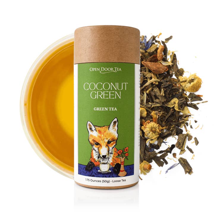 Open Door Tea – Großhandel Loser Tee – Coconut Green | Grüntee | Großpackung oder Einzelhandel