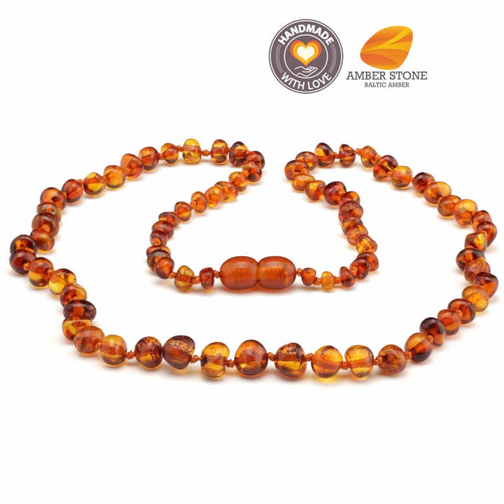 Baroque Baltic Amber Necklace 260 for wholesale by Amber Stone