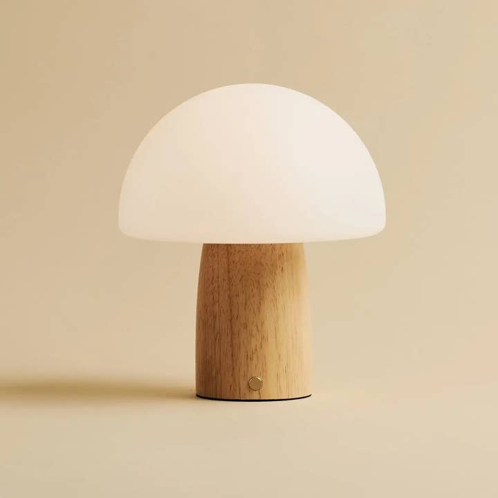 Tavellio - Wholesale Accent/Desk Lamp - Mia Light Brown Stylish Wooden Table Lamp with Dimmer - Wood, Functional & Subtle15