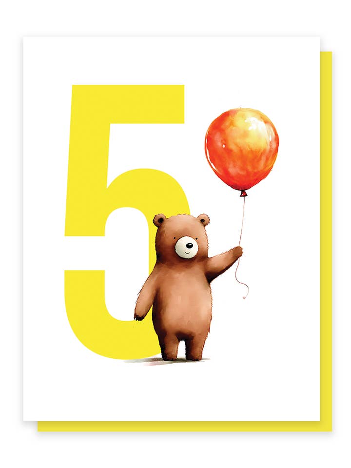 Ours d'anniversaire des 5 ans pour la vente par Hank & Bean