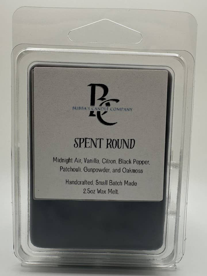 Derretimento de cera artesanal redondo gasto 2,5 onças por atacado de Bubba's Candle Company