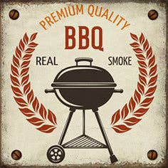 Premium vintage metalen bord voor BBQ voor wholesale door inVintage