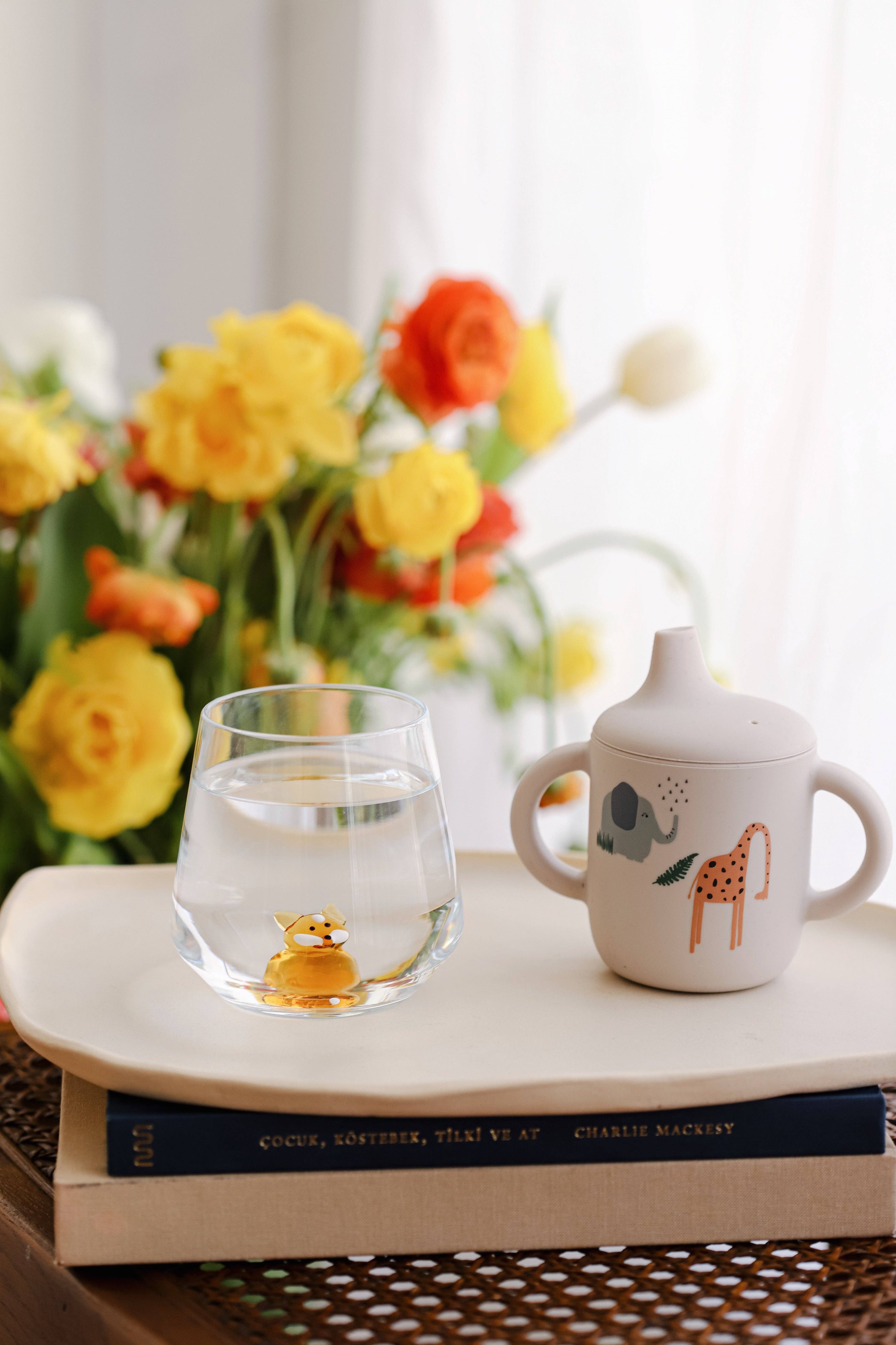 MINIZOOUSA - Wholesale Drinking Glass/Cup - Fox Figurine Drinking Glass2