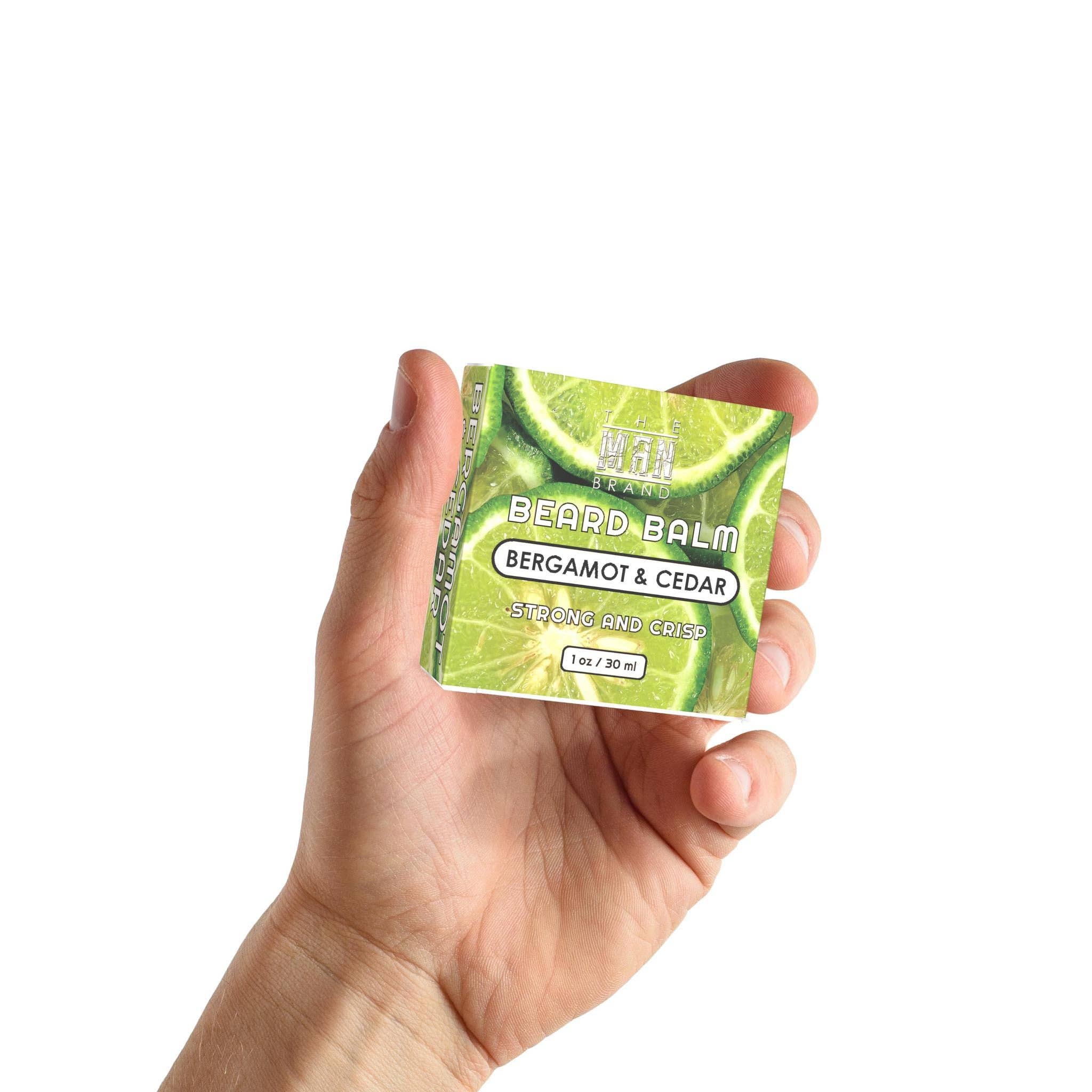 The Man Brand – wholesale Beard styling product – Bergamot and Cedar Beard Balm2