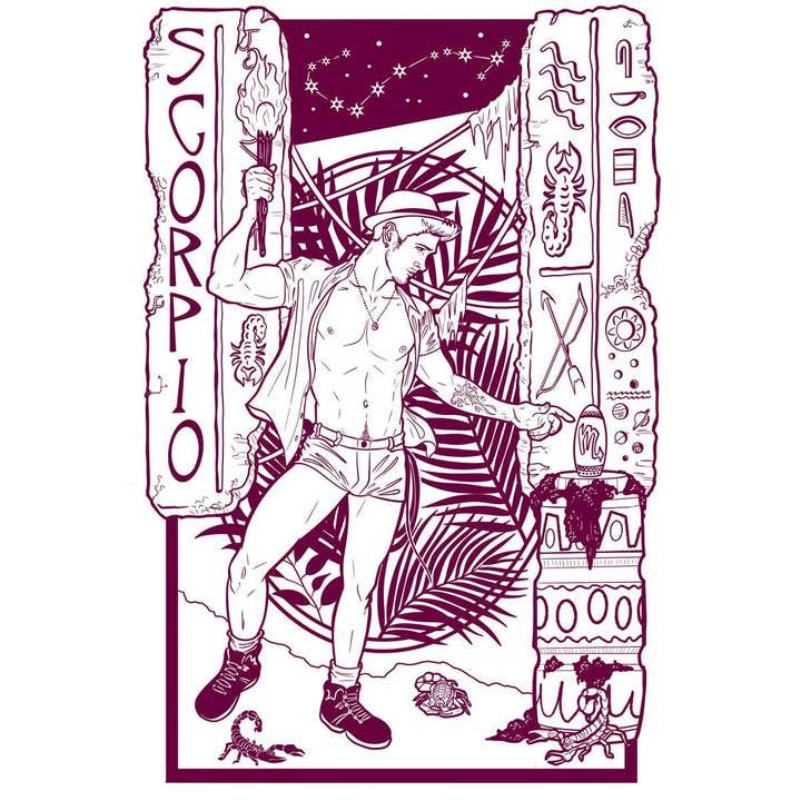 Scorpio Special Edition Zodiac T-Shirt for wholesale by Assassin Menswear