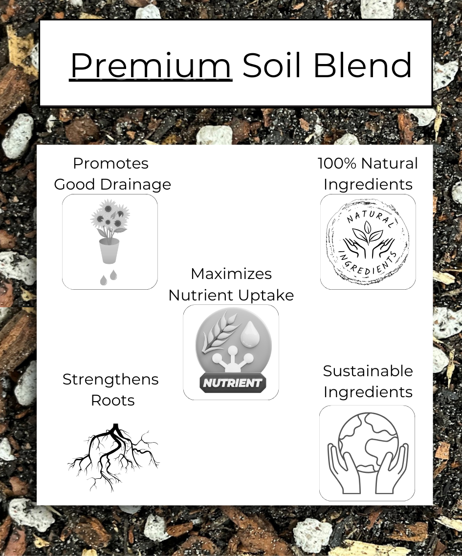 Happy Bunny Farms - Wholesale Planting/Potting Soil - Desert Bloom, Premium Potting Soil for Succulents and Cacti.2