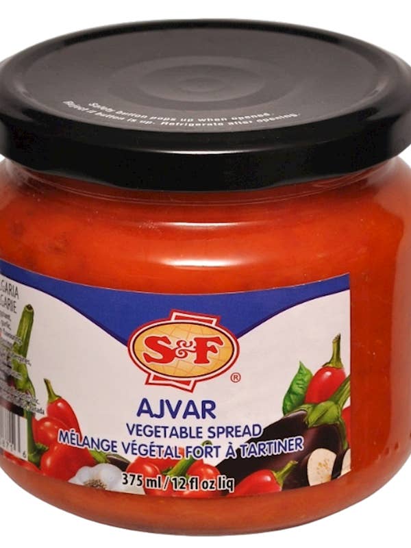 AJVAR VEGETABLE SPREAD HOT 12/ - S&F for wholesale by Hudson Meat Company