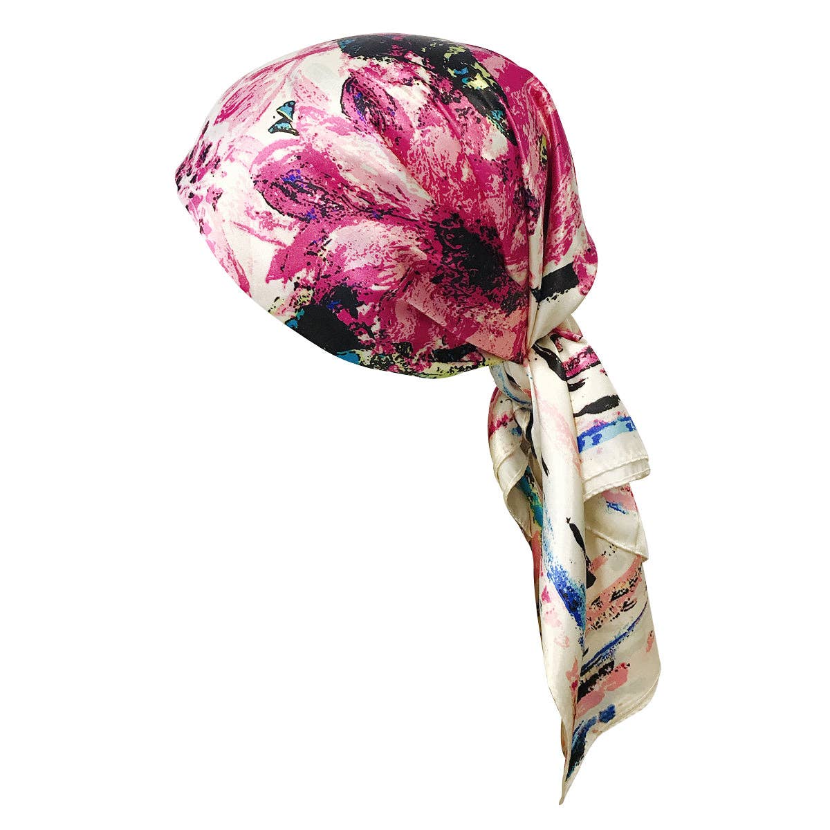 Wrapables.com - Wholesale Scarf - Women's - Wrapables Silk Satin Floral Neckerchief 35 x 35 Inch Square11