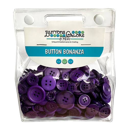 Buttons Galore & More - Vendita all'ingrosso Bottone a pressione/da cucire - Bottoni colorati per artigianato e cucito Button Bonanza