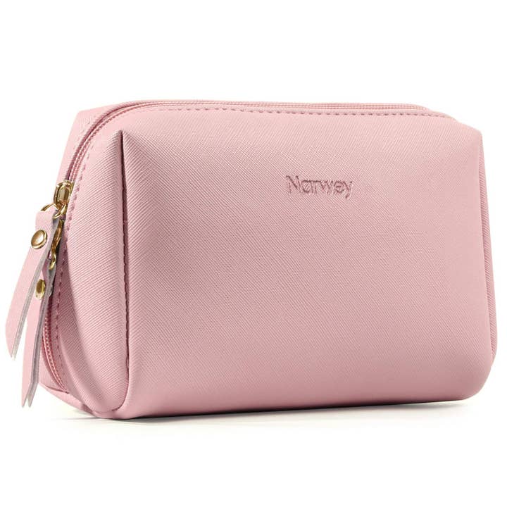 wandf - Wholesale Makeup/Cosmetic Bag - Narwey Travel Makeup Bag PU Leather Cosmetic Bag Organizer